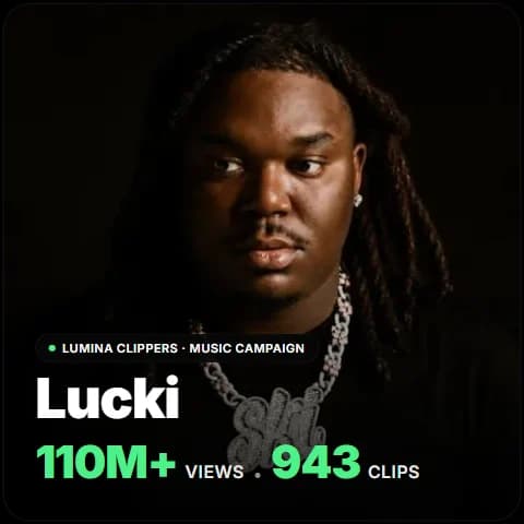 Lucki: 110M+ views, 943 clips