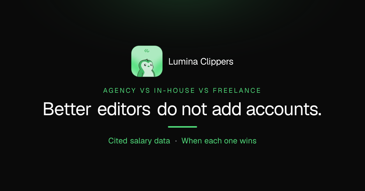 Clipping Agency vs In-House vs Freelance: Which Should You Choose?