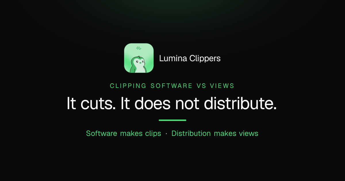 You Bought Clipping Software and You Still Have Zero Views
