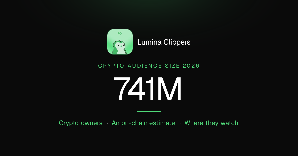 How Big the Crypto Audience Is in 2026, and Where Its 741 Million Owners Watch