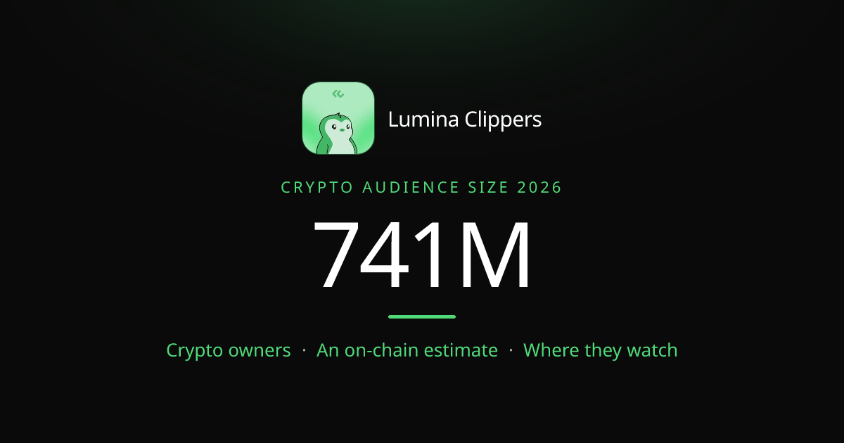 How Big the Crypto Audience Is in 2026, and Where Its 741 Million Owners Watch