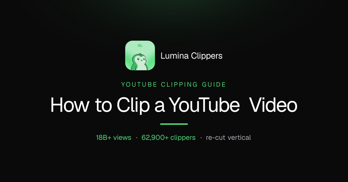 How to Clip a YouTube Video That Actually Gets Views