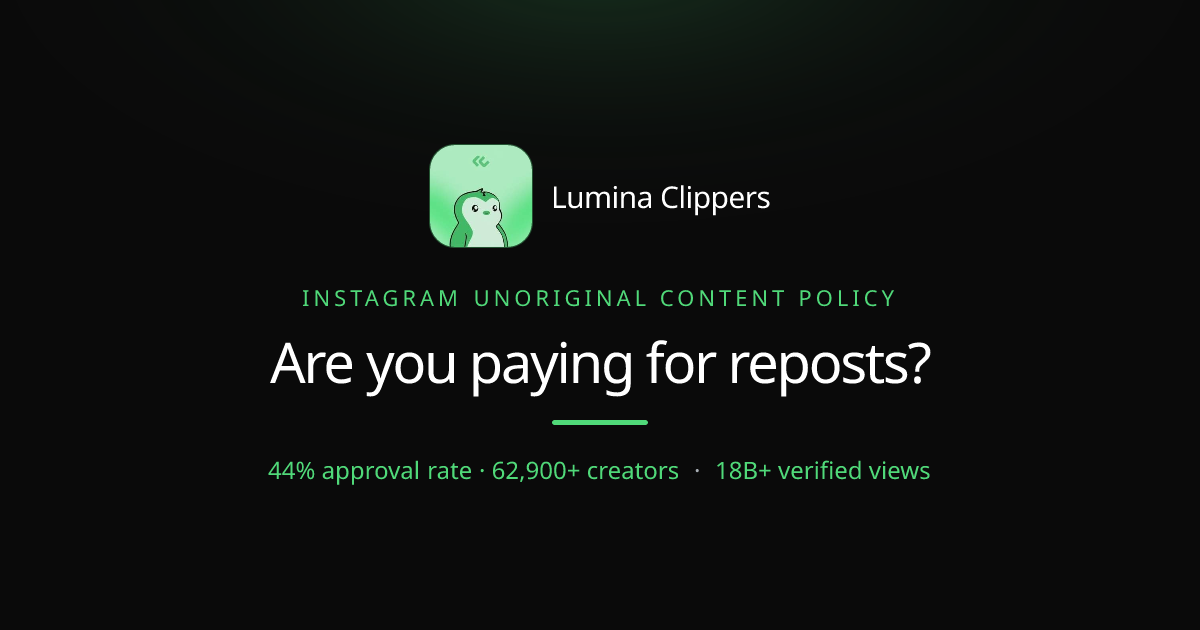 Instagram's Unoriginal Content Policy: A Brand's Guide