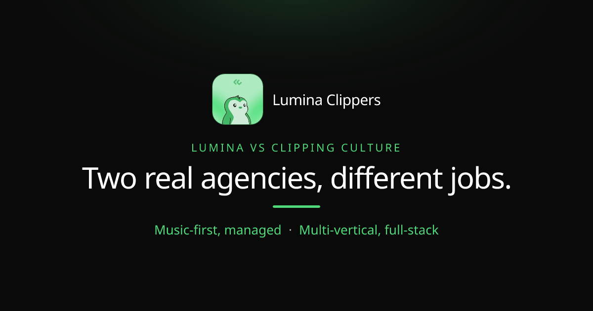 Lumina Clippers vs Clipping Culture, Compared Honestly