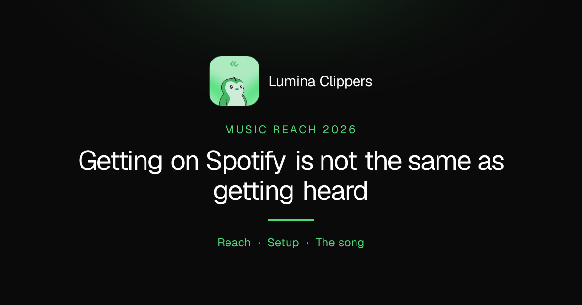 You Uploaded Your Song. Why Is No One Listening?